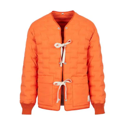 Emporio Armani Solid Color Pleated Crew Neck Down Jacket 3R1B9B1-NX8Z1-0252