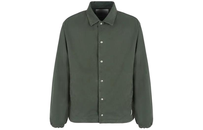 Emporio Armani Solid Color Single-Breasted Green Jacket 3D1B9K-1K2TZ-05C1