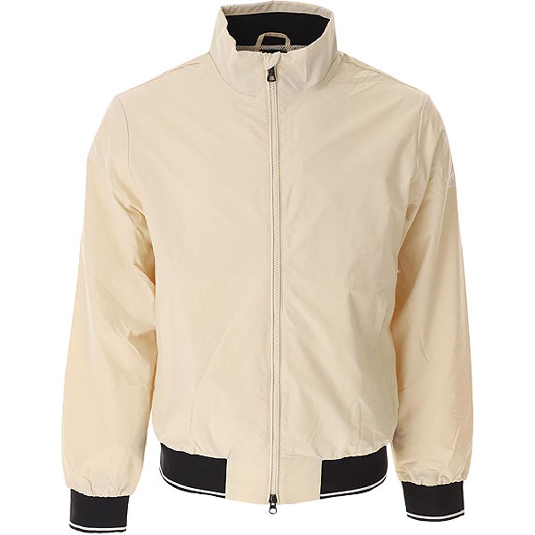 Emporio Armani Solid Color Zip-Up Jacket White 3DPB07-PN27Z-1946