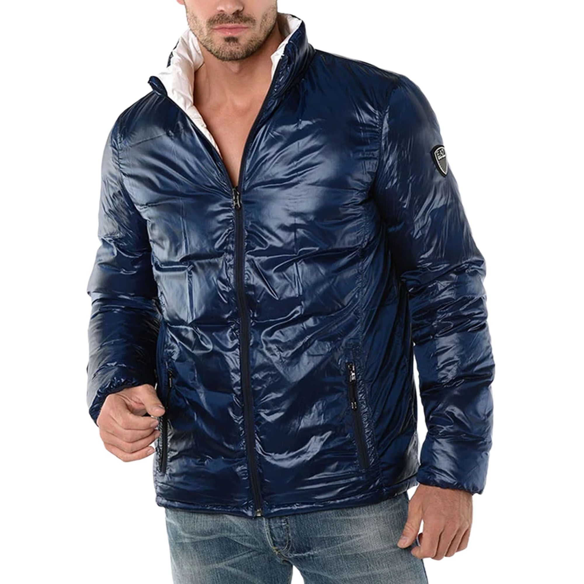 Emporio Armani Solid Color Zip-Up Puffer Jacket 271471-4A385-06935