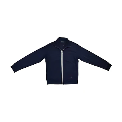 Emporio Armani Solid Color Zip Casual Jacket Navy Blue 6H1ML8-1JSGZ-0920