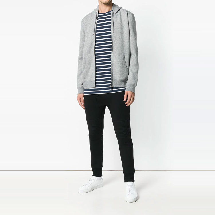 Emporio Armani Solid Color Zip Hoodie Grey 8N1M01-1JQPZ-0630 圖 3