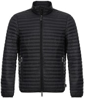 EMPORIO ARMANI Solid Grey Zipper Down Jacket 8N1B72-1NLEZ-0642 EMPORIO ARMANI Solid Grey Zipper Down Jacket 8N1B72-1NLEZ-0642
