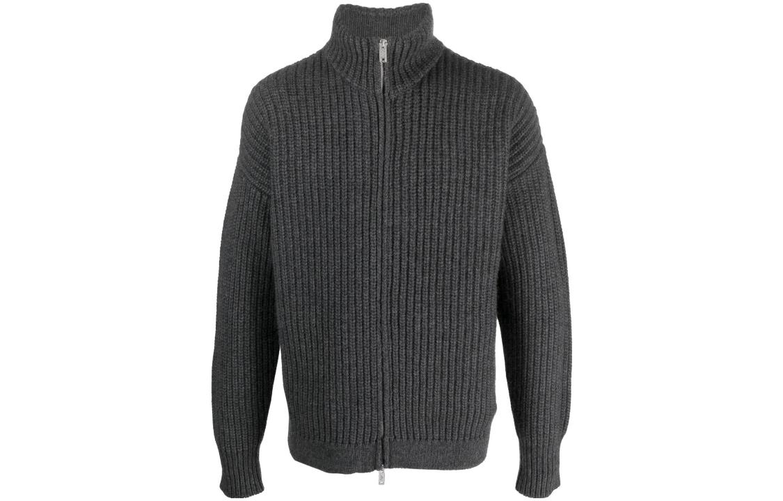 Emporio Armani Solid High-Neck Zip Jacket Black 6R1BZ1-1M6PZ-06A9