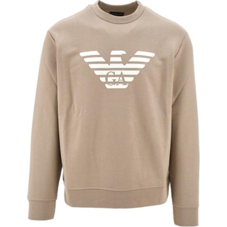 Emporio Armani Solid Logo Grey Long-Sleeve Sweatshirt 8N1MR6-1JRIZ-F175