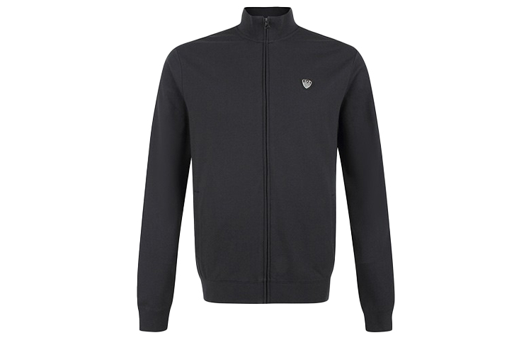 Emporio Armani Solid Logo Zip-Up Sweatshirt Blue 8NPMB8-PJ05Z-01578