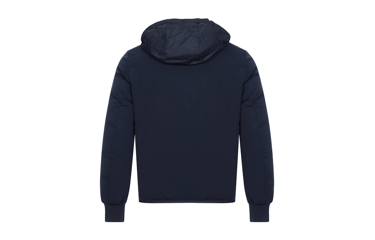 Lookbook CHAQUETA ACOLCHADA CON CAPUCHA Y CORDÓN EMPORIO ARMANI AZUL MARINO 6Z1BQ8-1NGAZ-0920