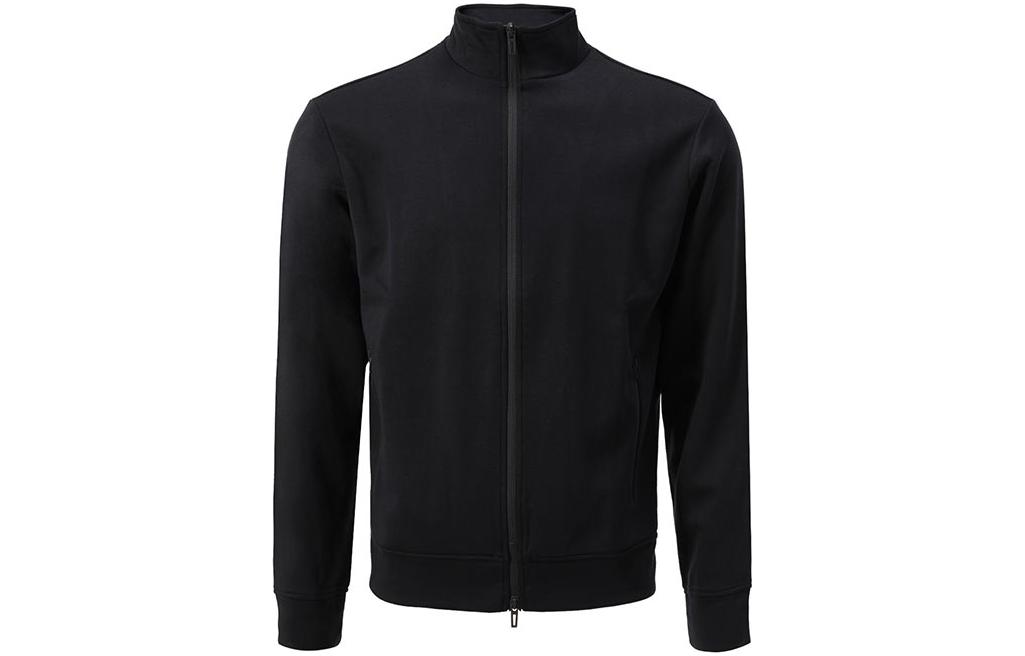 Emporio Armani Solid Navy Zipper Jacket 6K1MC8-1JRHZ-0920