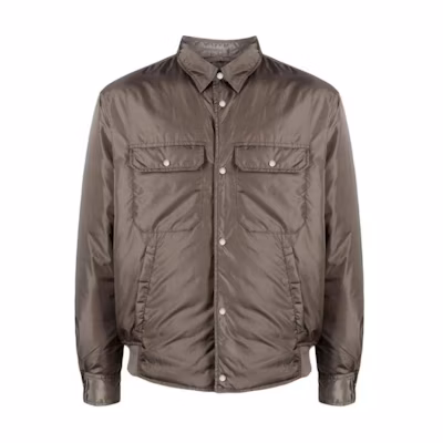 Emporio Armani Solid Taupe Single-Breasted Long Sleeve Jacket 6R1C64-1NQTZ-0440