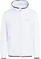 Emporio Armani Solid White Hoodie Long Sleeve Sweatshirt 8NPB04-PNN7Z-1100 Emporio Armani Solid White Hoodie Long Sleeve Sweatshirt 8NPB04-PNN7Z-1100