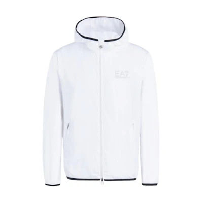 Emporio Armani Solid White Hoodie Long Sleeve Sweatshirt 8NPB04-PNN7Z-1100