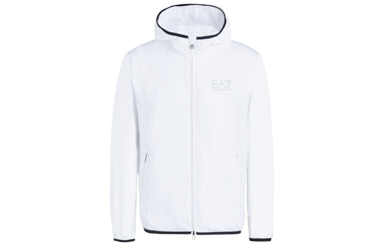 Order 엠포리오 아르마니 솔리드 화이트 후드 긴팔 스웻셔츠 8NPB04-PNN7Z-1100