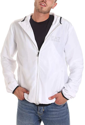 엠포리오 아르마니 솔리드 화이트 후드 긴팔 스웻셔츠 8NPB04-PNN7Z-1100 Shop 엠포리오 아르마니 솔리드 화이트 후드 긴팔 스웻셔츠 8NPB04-PNN7Z-1100