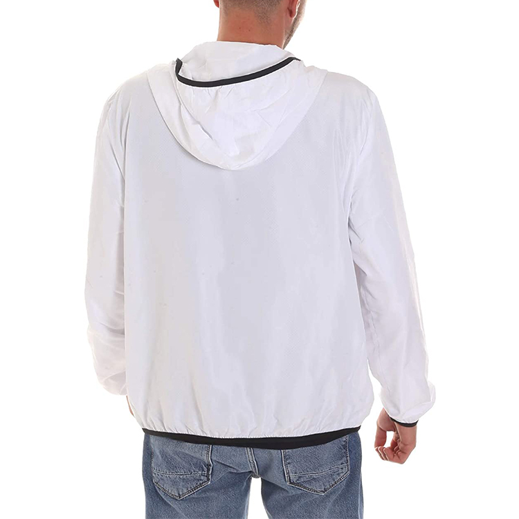 Details for 엠포리오 아르마니 솔리드 화이트 후드 긴팔 스웻셔츠 8NPB04-PNN7Z-1100