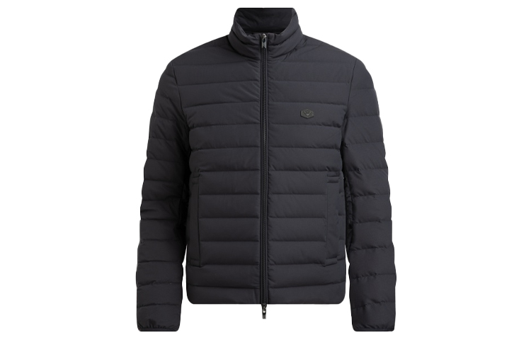 Emporio Armani Solid Zip-Up Slim Fit Down Jacket - Blue 1NLRZ8-N1BQ2-0920