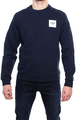 エンポリオアルマーニ スクエアイーグルロゴ スウェットシャツ ネイビーブルー 6G1MD7-1J36Z-0922 Shop エンポリオアルマーニ スクエアイーグルロゴ スウェットシャツ ネイビーブルー 6G1MD7-1J36Z-0922