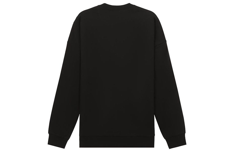 Lookbook エンポリオアルマーニ SS21 サイドロゴ入りブラッククルーネックスウェットシャツ. 3KPM34-PJ05Z-1200