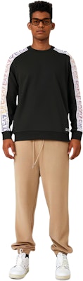 エンポリオアルマーニ SS21 サイドロゴ入りブラッククルーネックスウェットシャツ. 3KPM34-PJ05Z-1200 Shop エンポリオアルマーニ SS21 サイドロゴ入りブラッククルーネックスウェットシャツ. 3KPM34-PJ05Z-1200