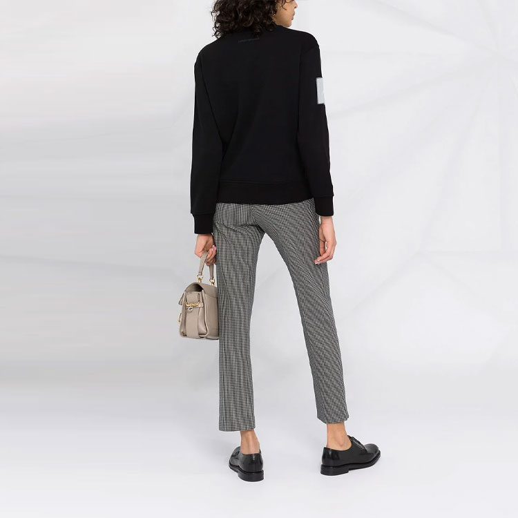 Emporio Armani SS21 Black Crewneck Sweatshirt with Patch Details 8N2M9F2-J60Z-0999 圖 4