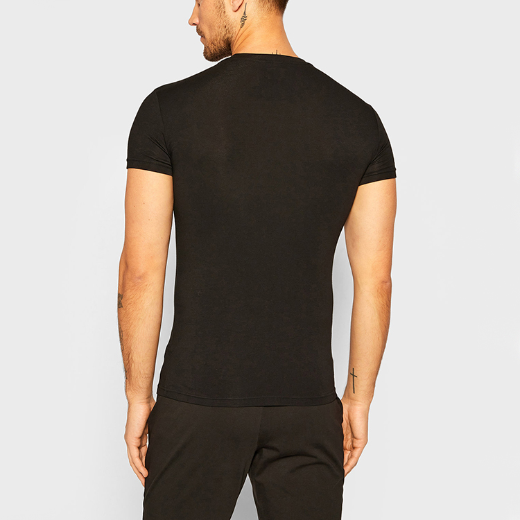 Purchase エンポリオアルマーニ SS21 ブラック イーグル ロゴ Tシャツ 111035-0A725-00020