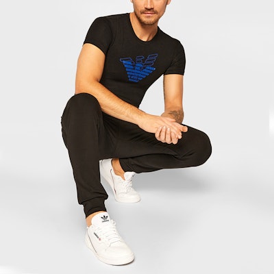 エンポリオアルマーニ SS21 ブラック イーグル ロゴ Tシャツ 111035-0A725-00020 Details for エンポリオアルマーニ SS21 ブラック イーグル ロゴ Tシャツ 111035-0A725-00020