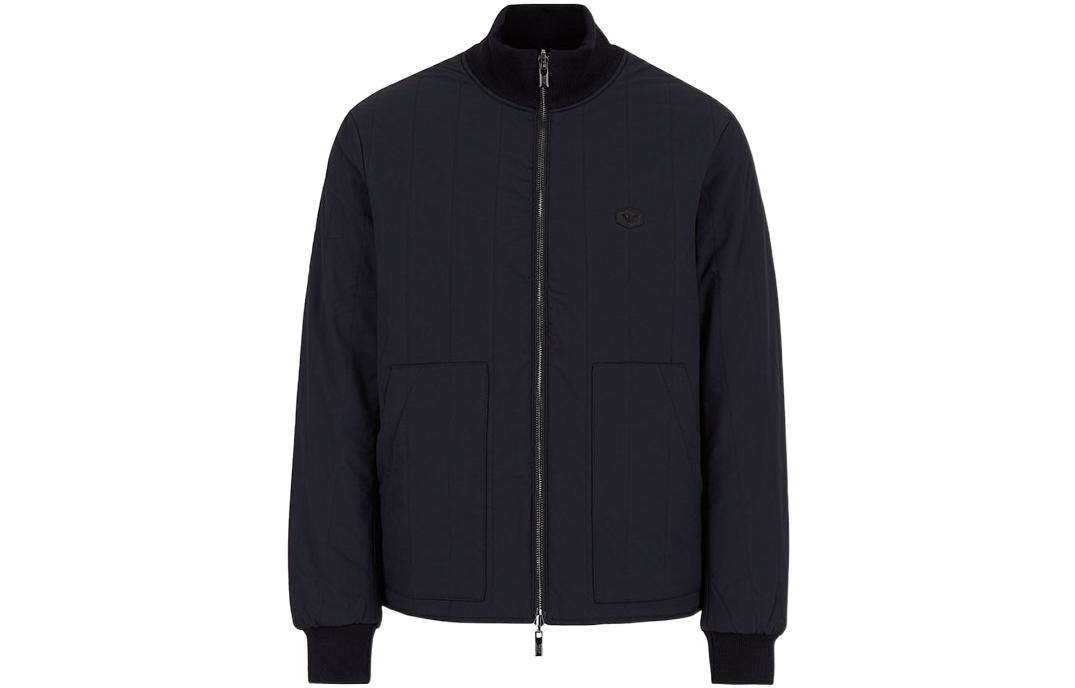 Emporio Armani SS21 Essentials  Navy Blue Reversible Logo Jacket. 8N1BQ4-1NZDZ1-0920