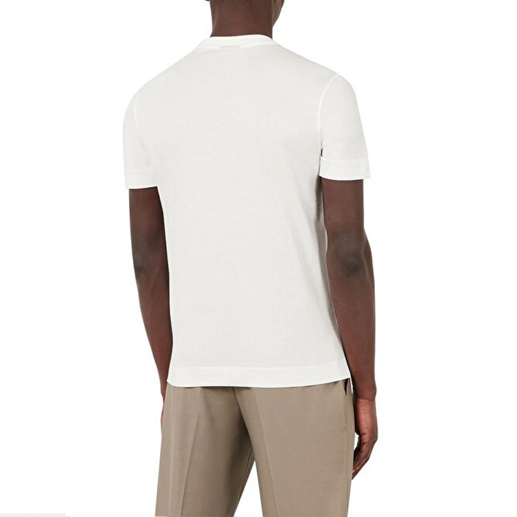 Purchase EMPORIO ARMANI SS21 Logo印花純棉圓領短袖男士白色T恤 3K1TM1-1JDXZ-0101