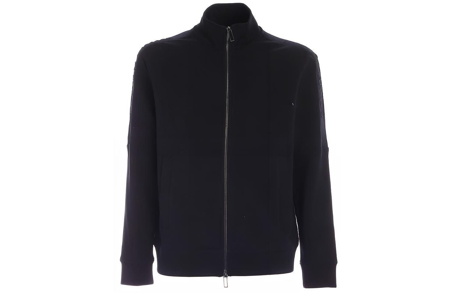 Emporio Armani SS21 Loose Fit Zip-Up Jacket in Navy Blue 3K1MF4-1JHSZ-0920
