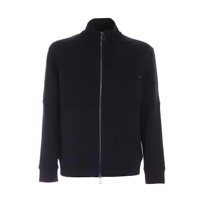 Emporio Armani SS21 Loose Fit Zip-Up Jacket in Navy Blue 3K1MF4-1JHSZ-0920