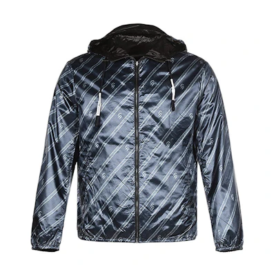 Emporio Armani SS21 Navy Reversible Logo Hooded Jacket Gift Recommendation. 3K1BS3-1NZMZ-F942