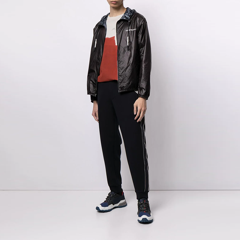 Sizing Chaqueta Reversible con Capucha Logo Emporio Armani SS21 Azul - Regalo Ideal. 3K1BS3-1NZMZ-F942