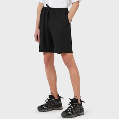 Emporio Armani SS21 Pantalones Cortos Negros con Cordón Color Sólido. A1P940-A1014-999 Purchase Emporio Armani SS21 Pantalones Cortos Negros con Cordón Color Sólido. A1P940-A1014-999