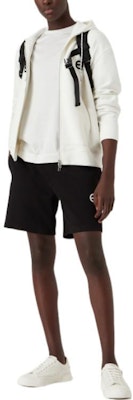 Emporio Armani SS22 Black Casual Loose-Fit Drawstring Shorts. 3L1PFU-1JHSZ-0999 Lookbook Emporio Armani SS22 Black Casual Loose-Fit Drawstring Shorts. 3L1PFU-1JHSZ-0999