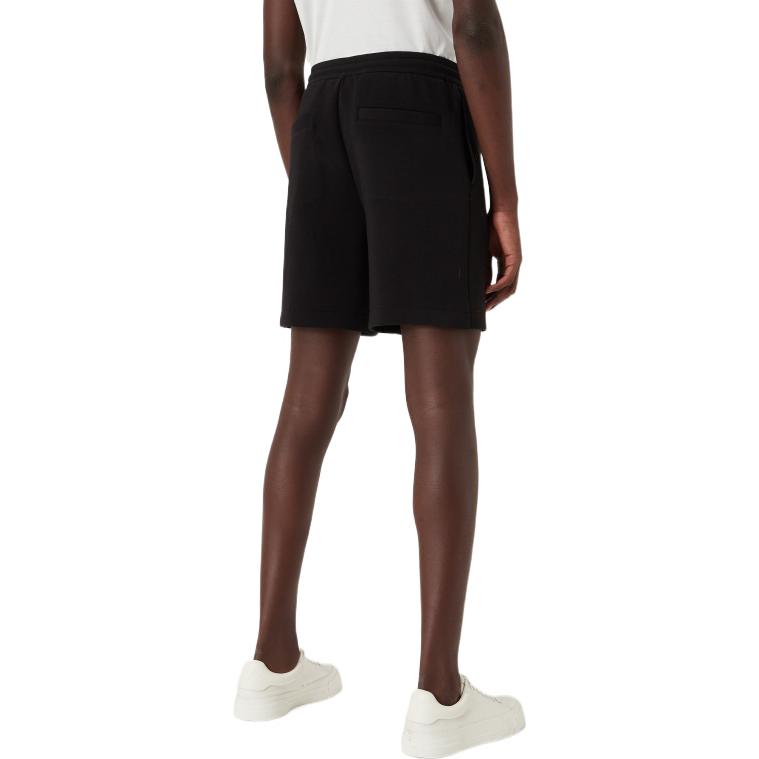 Purchase Emporio Armani SS22  Black Casual Loose-Fit Drawstring Shorts. 3L1PFU-1JHSZ-0999