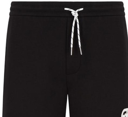 Emporio Armani SS22 Black Casual Loose-Fit Drawstring Shorts. 3L1PFU-1JHSZ-0999 Details for Emporio Armani SS22 Black Casual Loose-Fit Drawstring Shorts. 3L1PFU-1JHSZ-0999