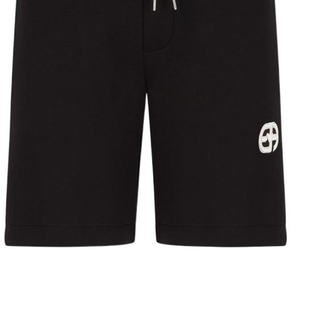 Sizing Emporio Armani SS22  Black Casual Loose-Fit Drawstring Shorts. 3L1PFU-1JHSZ-0999
