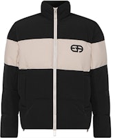 EMPORIO ARMANI SS22 Black Colorblock Loose Fit Winter Down Jacket 6L1BL7-1NKZZ-999 EMPORIO ARMANI SS22 Black Colorblock Loose Fit Winter Down Jacket 6L1BL7-1NKZZ-999
