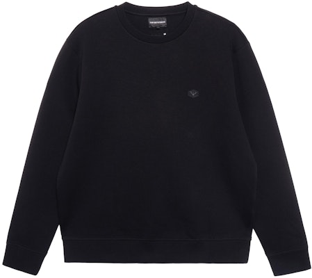 EMPORIO ARMANI SS22 Black Crewneck Logo Sweatshirt Long Sleeve Pullover. 8N1MD1-1JHSZ-0999 Buy EMPORIO ARMANI SS22 Black Crewneck Logo Sweatshirt Long Sleeve Pullover. 8N1MD1-1JHSZ-0999