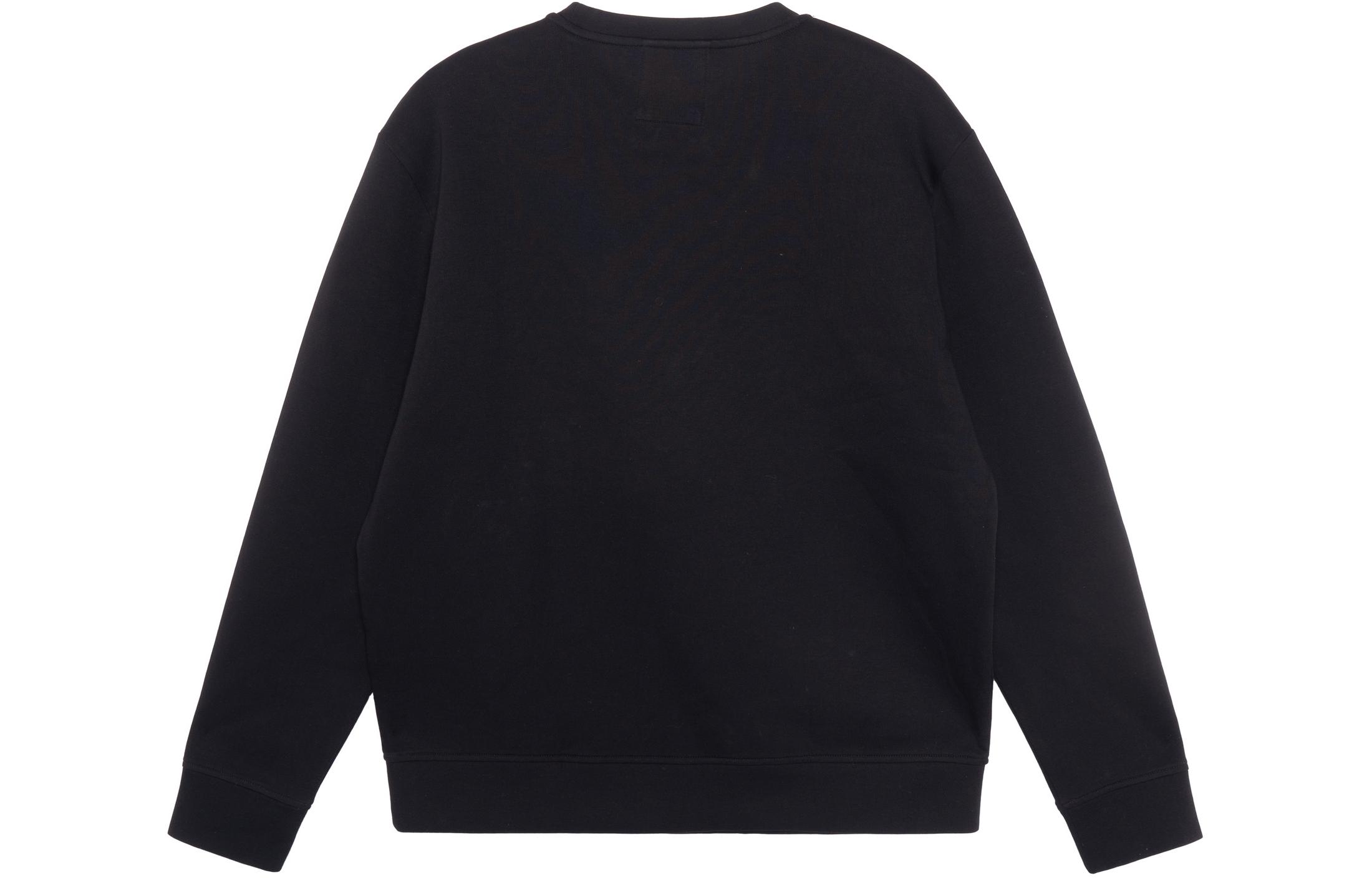 Lookbook EMPORIO ARMANI SS22  Black Crewneck Logo Sweatshirt Long Sleeve Pullover. 8N1MD1-1JHSZ-0999