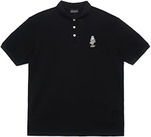 EMPORIO ARMANI SS22 Black Embroidered Pattern Polo Shirt Short Sleeve. 3L1FAU-1JTKZ-0999 EMPORIO ARMANI SS22 Black Embroidered Pattern Polo Shirt Short Sleeve. 3L1FAU-1JTKZ-0999