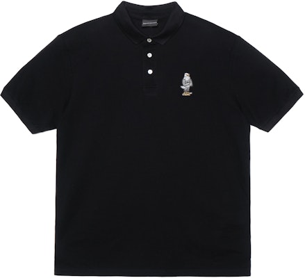 EMPORIO ARMANI SS22 黑色刺繡圖案短袖POLO衫. 3L1FAU-1JTKZ-0999 Buy EMPORIO ARMANI SS22 黑色刺繡圖案短袖POLO衫. 3L1FAU-1JTKZ-0999