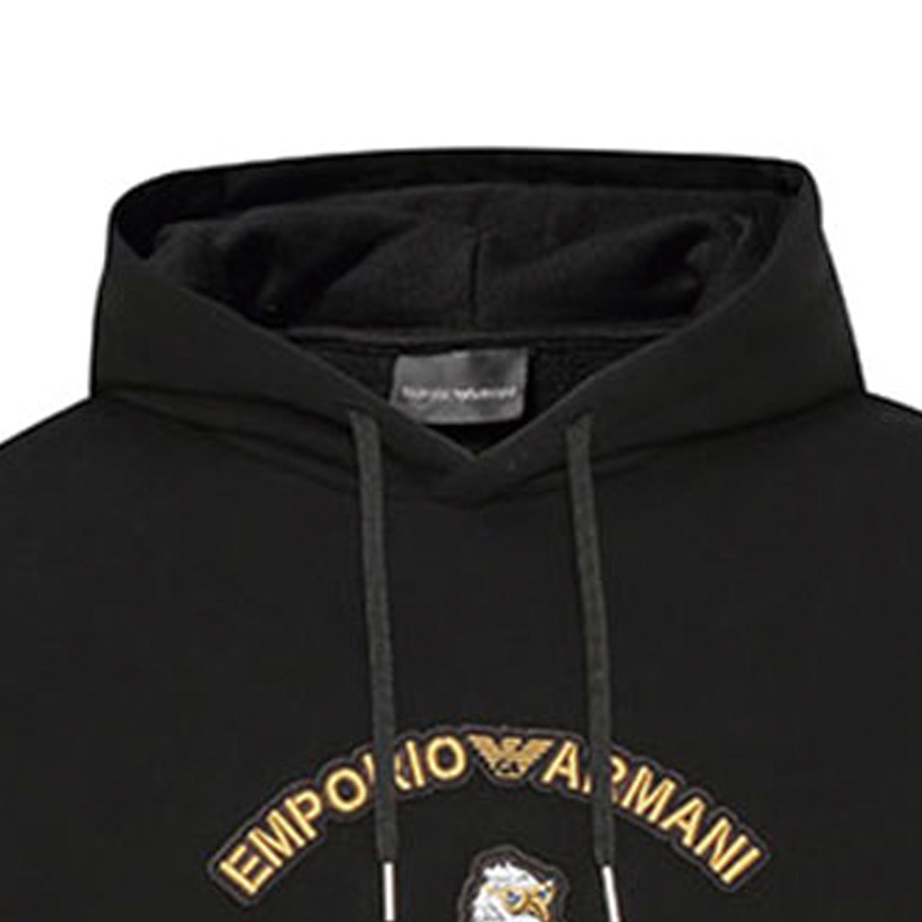 Emporio Armani SS22  Black Hoodie with Eagle Logo. 3L1MFL-1JWPZ-0999 圖 8