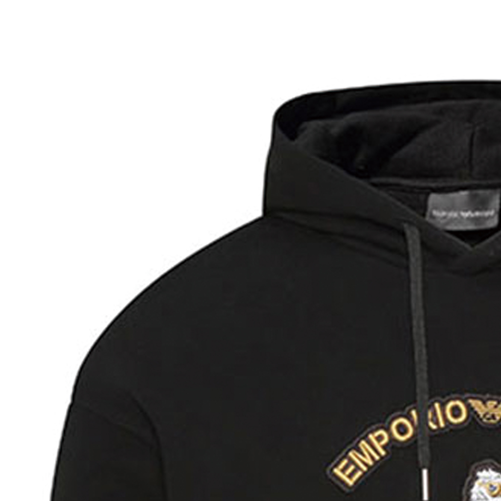 Emporio Armani SS22  Black Hoodie with Eagle Logo. 3L1MFL-1JWPZ-0999 圖 9