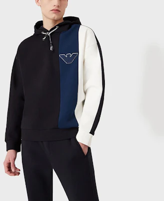 Emporio Armani SS22 Black Logo Eagle Graphic Hoodie 3L1MCA-1JHSZ-F917 Shop Emporio Armani SS22 Black Logo Eagle Graphic Hoodie 3L1MCA-1JHSZ-F917