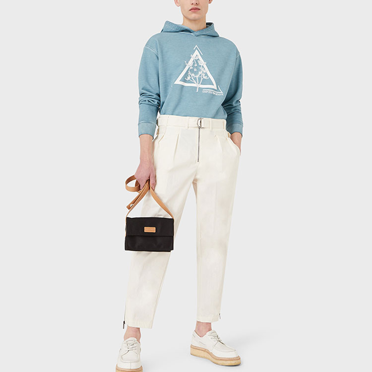 Emporio Armani SS22  Blue Hoodie with Unique Print 3L1M6U-1JX6Z-F585 圖 3