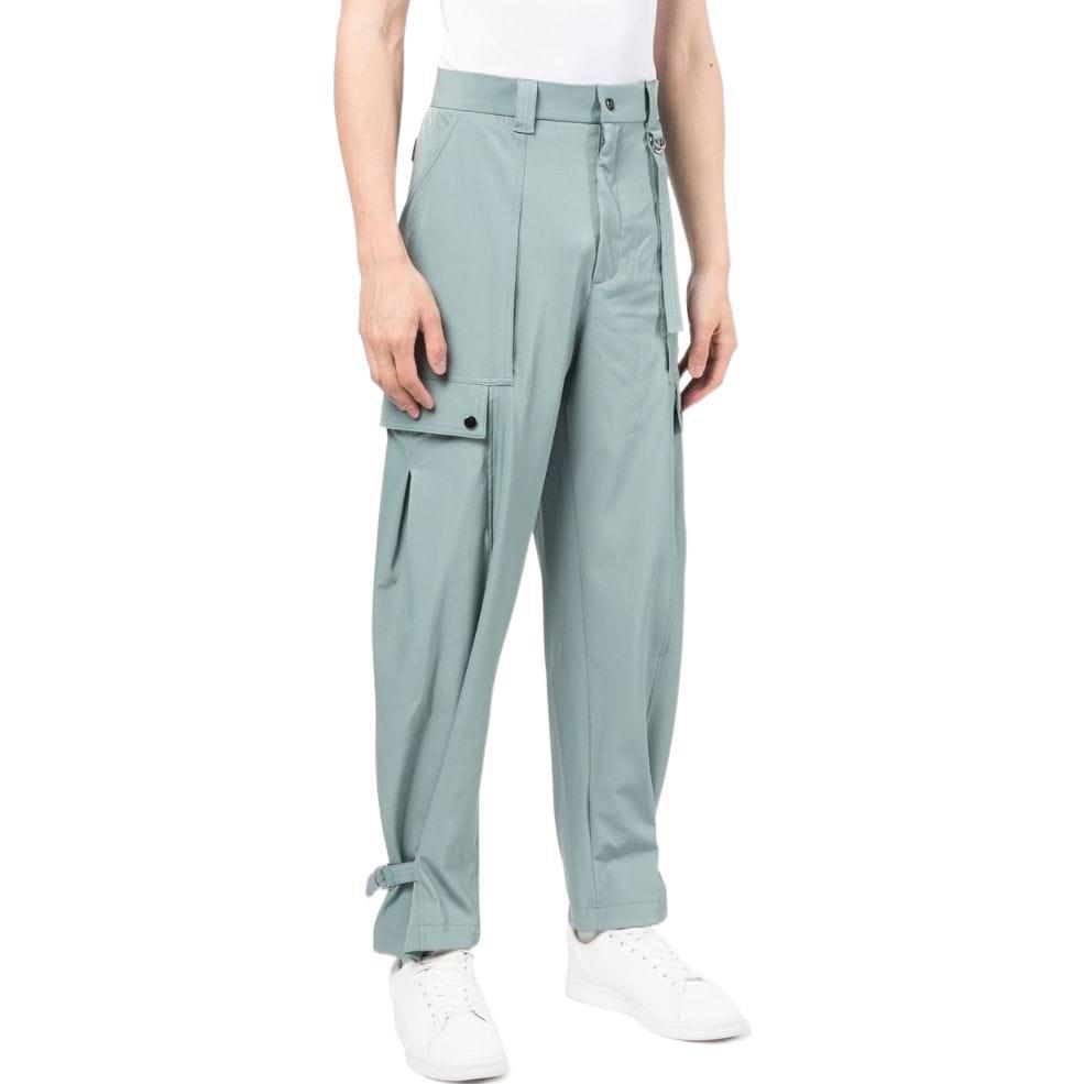 Purchase Emporio Armani SS22 藍色素面抽繩休閒長褲 I1P460-I1525-0585