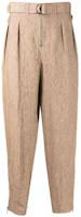 Emporio Armani SS22 Casual Pants with Pleated Detail Brown. I1P830I1448112 Emporio Armani SS22 Casual Pants with Pleated Detail Brown. I1P830I1448112