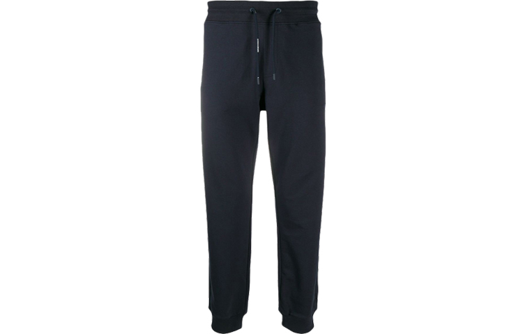 Emporio Armani SS22  Cotton Drawstring Sweatpants - Blue 8N1P91-J04Z-0922