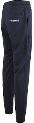 Emporio Armani SS22 Cotton Drawstring Sweatpants - Blue 8N1P91-J04Z-0922 Shop Emporio Armani SS22 Cotton Drawstring Sweatpants - Blue 8N1P91-J04Z-0922