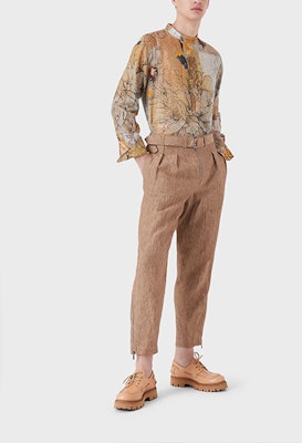 EMPORIO ARMANI SS22 Kemeja Lengan Panjang Motif Bunga Multicolor. I1CF9L-I143C-037 Lookbook EMPORIO ARMANI SS22 Kemeja Lengan Panjang Motif Bunga Multicolor. I1CF9L-I143C-037